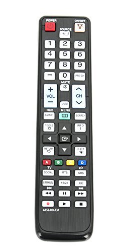 New AA59-00443A Replaced Remote fit for Samsung LED TV 6000 Series 6050 series UN40D6000 UN46D6000 U