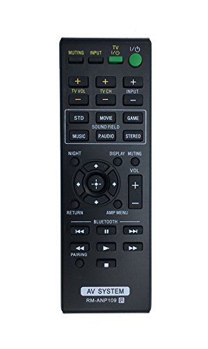 New RM-ANP109 Replaced Remote fit for SONY Audio Vidio SYSTEM HT-CT260 SA-CT260 HT-CT260C HT-CT260H 