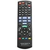 New N2QAYB000719 Replaced Remote fit for Panasonic DMP-BDT220 DMP-BDT220CP 3D Blu-Ray Disc Players