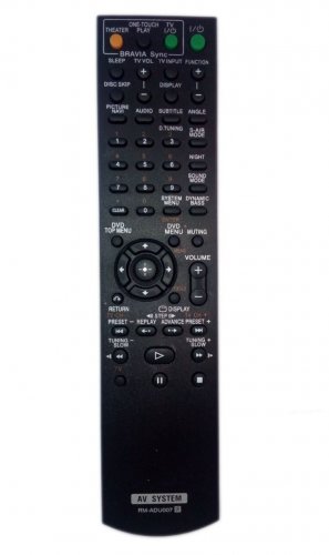 RM-ADU007 1-480-570-21 Remote Control Replacement for Sony DAV-HDX274 RMADU007A HCDHDX277 HCD-HDX287