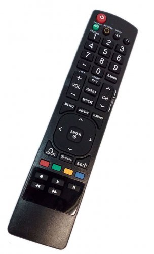 Replacement Remote Control Compatible for LG 37LE5300UC 50PA4500-UM 37LV3500 60PK250UA 50PK540UE 37L