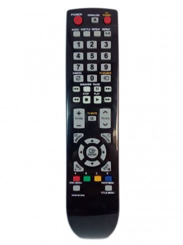 AK59-00104K Remote Control Replacement for Samsung BDP3600/EDC HL-S5088W BD-P4600/XAC BDP1600/ADL BD