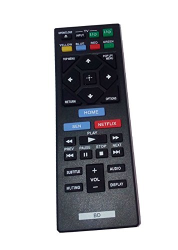 Replacement Remote Control for Sony BDP-S2200 BDP-BX520 BDP-S5200/D BDP-S6200/E BD Blu-Ray DVD Disc 
