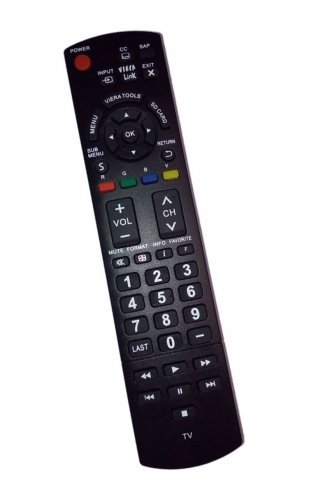 Replacement Remote Control Compatible for Panasonic TC-P50S30 TCL24C3 TC-P50X3 TC60PS34 TC-P60S30 TC
