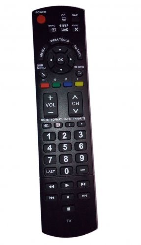 Replacement Remote Control Compatible for Panasonic TC-32LX34 TCL19C30 TC-L19C30T TCP60S30 TC-L3232C