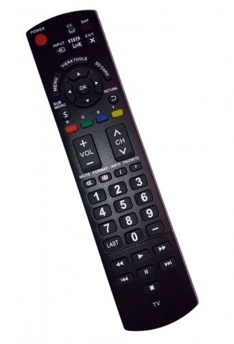 Replacement Remote Control Compatible for Panasonic TCL42E3 TC-L37U3 TCP50S30 TC-P46X3 TCP50PX34 TC-