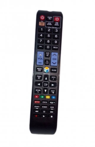 Replacement Remote Control Compatible for Samsung PN64F8500AF UN40F5500AFXZA UN46F6300AF UN65F9000 U