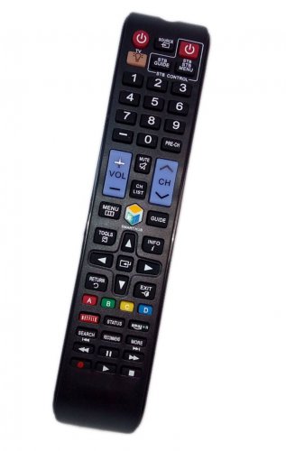 Replacement Remote Control Compatible for Samsung UN40F6300FXZA UN40F6350A UN50F6300AF UN65F9000AFXZ