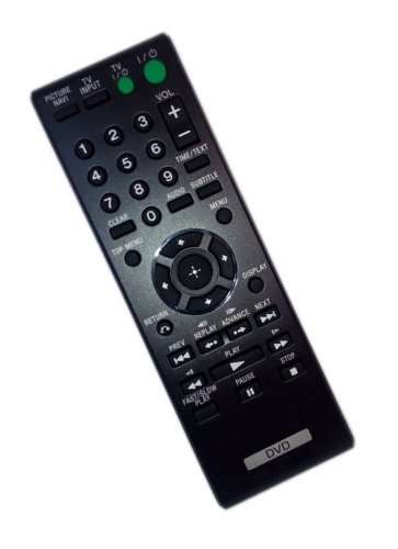 Replacement Remote Control Compatible for Sony DVPSR500HWM DVP-NS611H DVPSR101B DVP-NS710HB DVP-SR10