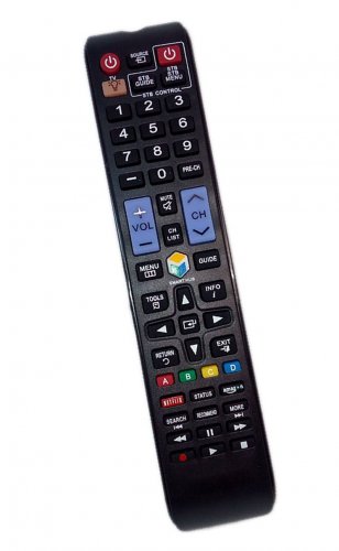 Replacement Remote Control Compatible for Samsung KN55S9CAFXZA UN32F6350AFXZA UN40F5500AFXZA UN65F80