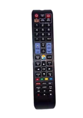 Replacement Remote Control Compatible for Samsung UN46F7500AFXZA UN40F6350AFXZA UN50F5500 UN75F6300 
