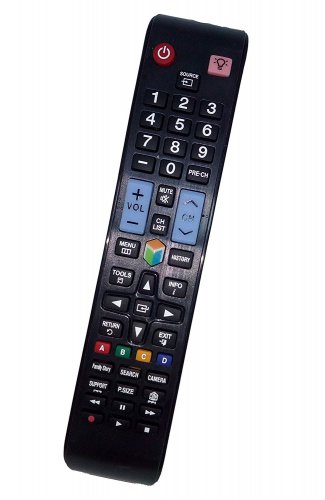 Replacement Remote Control Compatible for Samsung PN51E8000GFXZA UN46ES7500 UN55ES8000FXZATS01 UN65E