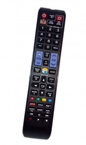 Replacement Remote Control Compatible for Samsung PN51F8500AFXZA UN32F6350A UN40F5500 UN60F8000BF UN