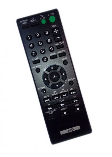 Replacement Remote Control Compatible for Sony DVP-SR200 DVPNS611H DVP-SR500HWM DVPNS718H DVPSR500H/