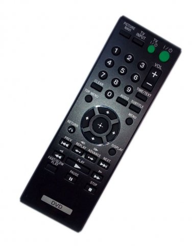 Replacement Remote Control Compatible for Sony DVP-SR101P RMT-D189A 1-487-025-11 DVPSR200B DVP-SR500