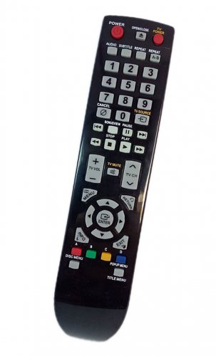 Replacement Remote Control Compatible for Samsung BD-P1600/ADL HLS5088W BDP4600/XAC BD-P1602 BD-P159