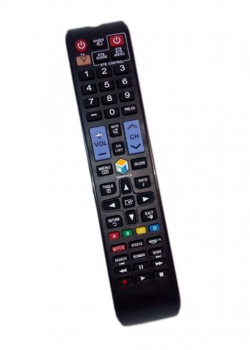 Replacement Remote Control Compatible for Samsung UN46F8000BF UN46F5500 AA5900784B UN75F6300AF UN65F