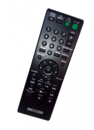 Replacement Remote Control Compatible for Sony DVPSR201P 1-489-430-11 DVP-SR210PB DVP-SR320 DVPSR750