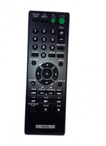 Replacement Remote Control Compatible for Sony DVPSR400P DVP-SR101B DVPNS710H/B DVPNS611HP DVP-NS718