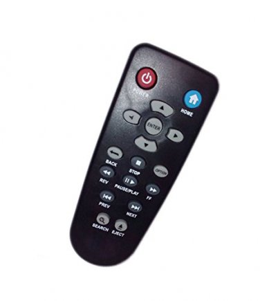 Replacement Remote Control Compatible for Western Digital WD TV Live Streaming Media Player WDBHG700