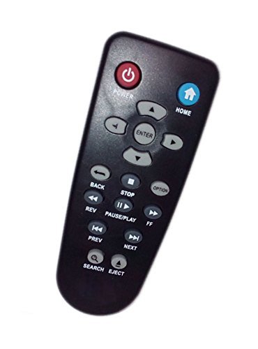 Replacement Remote Control Compatible for Western Digital WD Elements TV Live Plus Media Player 2TB 