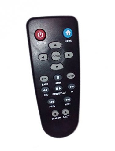 Replacement Remote Control Compatible for Western Digital WD Elements TV Live Plus Media Player 1TB 