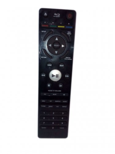 Replacement Remote Control Compatible for Vizio VBR100W VR7 VBR120 VBR331 Blu-Ray Disc DVD Player