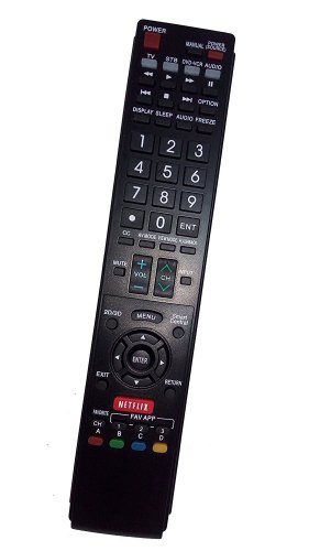 Replacement Remote Control Compatible for Sharp LC60LE660U LC-70LE661U LC-60SQ17 LC60SQ17U LC-70EQ10