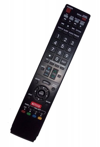 Replacement Remote Control Compatible for Sharp LC60EQ30U GB172WJSA LC-60SQ15U LC60SQ17 LC-70C6600U 
