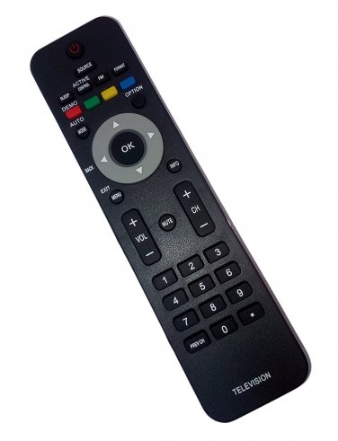 Replacement Remote Control Compatible for Philips 19MF337B/27 32PFL3403D/F7 40PFL3705DF7 42PFL533237
