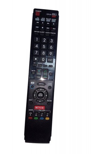 Replacement Remote Control Compatible for Sharp LC70C8470U LC70C6400U LC-60LE632UN LC-60LE820UN LC52