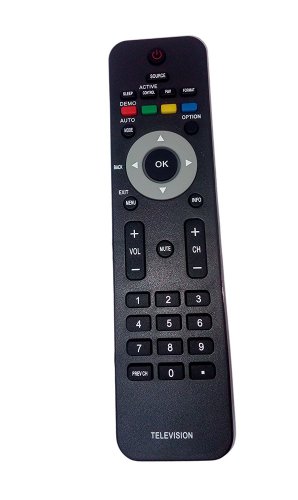Replacement Remote Control Compatible for Philips 15MF237S/27B 26PFL5302D37 32PFL7332D/37B 40HFL2082