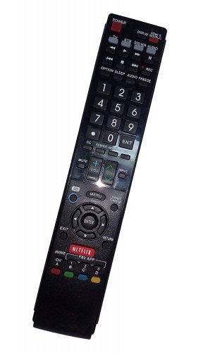 Replacement Remote Control Compatible for Sharp LC70LE745U LC-70LE650U LC-60LE830U LC70LE835 LC60LE8