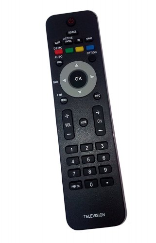 Replacement Remote Control Compatible for Philips 19PFL3403DF7 22PFL3505DF7 26MF337 32HFL3663S/F7 37