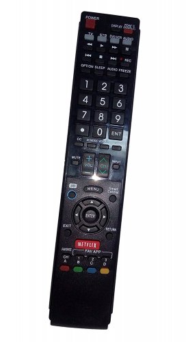 Replacement Remote Control Compatible for Sharp LC60LE847U LC60LE640UD LC52LE830U LC-46LE820 LC-70LE