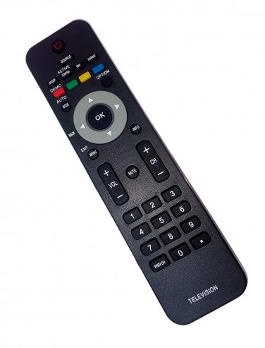 Replacement Remote Control Compatible for Philips 19MF338B/AU1 32PFL3505D/F7 42MF337B/37 47MF437B/37