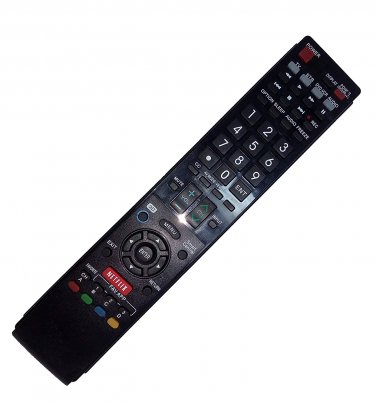 Replacement Remote Control Compatible for Sharp LC60LE657U RRMCGB004WJSA LC-60C6500U LC-46LE830U LC5