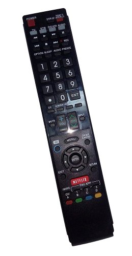 Replacement Remote Control Compatible for Sharp LC70LE655U LC70C6500U LC-60LE633U LC80LE632UN LC-46L