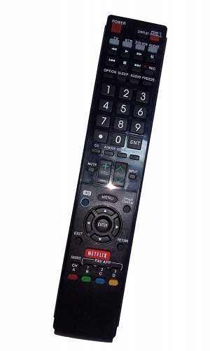 Replacement Remote Control Compatible for Sharp LC60LE745U GB005WJSA LC60C7500U LC46LE832U LC60LE810