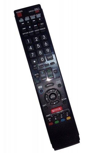 Replacement Remote Control Compatible for Sharp LC60LE755U LC-60LE640UA LC-46LE832U LC60LE820UN LC-4