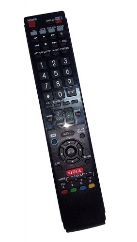 Replacement Remote Control Compatible for Sharp LC-60LE655U GB105WJSA LC-52LE640U LC46LE830 LC46LE82