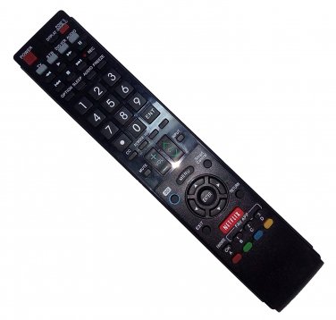 Replacement Remote Control Compatible for Sharp LC60C8470U RRMCGA890WJSA LC-52LE640 LC40LE832U LC46L