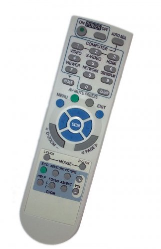 Replacement Remote Control Compatible for NEC M260W RD-458E VT491 PN50 NPM300W NP410W VT675 Projecto