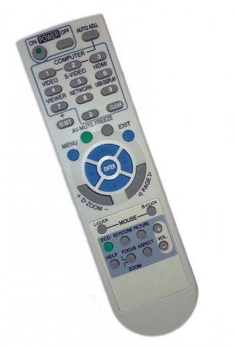 Replacement Remote Control Compatible for NEC M300XS+ VT37 NP63+ V260X NP510W NP305+ Projector