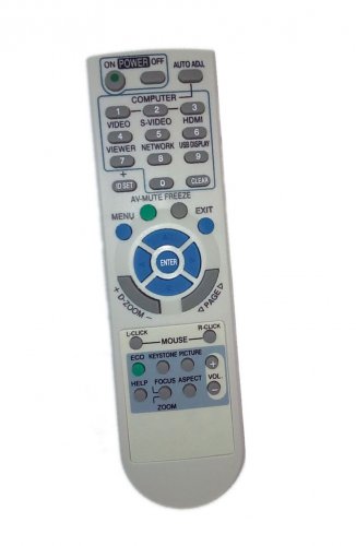 Replacement Remote Control Compatible for NEC M260XS RD-450D VT490 PN43 NPM260X NP410+ NP700 Project