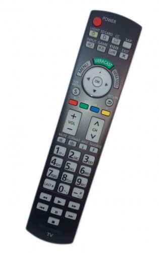 Replacement Remote Control Compatible for Panasonic TC-P50G20 TCP42G25 TC-46PGT24 TCP46PGT24 TC-P50G