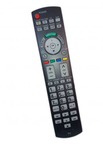 Replacement Remote Control Compatible for Panasonic TC-P50GT25 TCP42GT15 TC-P42G25 TCP50G20 TC-P50VT