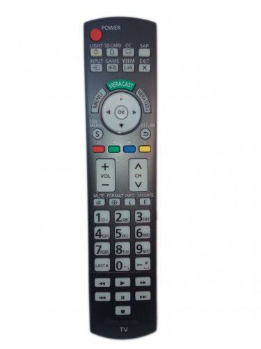 N2QAYB000486 Remote Control Replacement for Panasonic TC-P46PGT24 TC46PGT24 TC-L42D30 TCP50VT25 TC-P