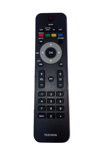 Replacement Remote Control Compatible for Philips 19MF338BF7E 32MF337B27B 37PFL5322D37 42PFL7332D/37