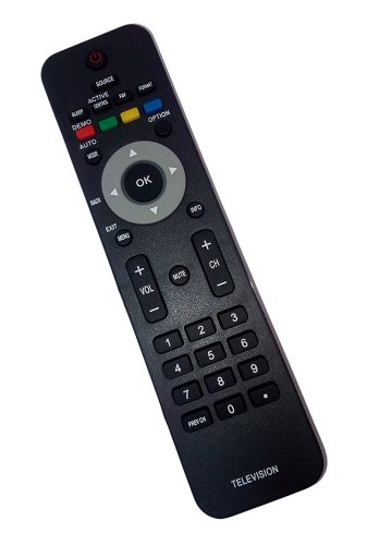 Replacement Remote Control Compatible for Philips 22PFL3504D 32FPFL5403D/27E 42PFL3603D/27E 47PFL360